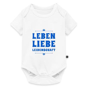 ich liebe mein Leben - Baby Premium Kurzarmbody - Weiß - Vorne
