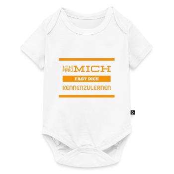 ich mag dich nicht - Baby Premium Kurzarmbody - Weiß - Vorne