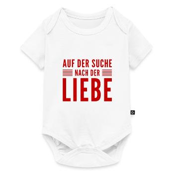 auf der Suche nach der Liebe - Baby Premium Kurzarmbody - Weiß - Vorne
