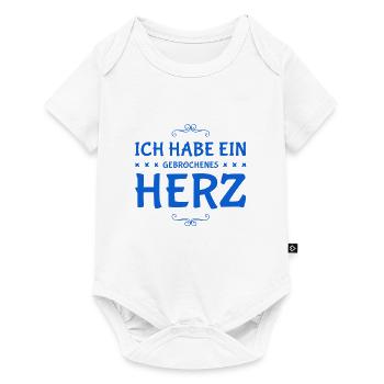 ich habe ein gebrochenes Herz - Baby Premium Kurzarmbody - Weiß - Vorne