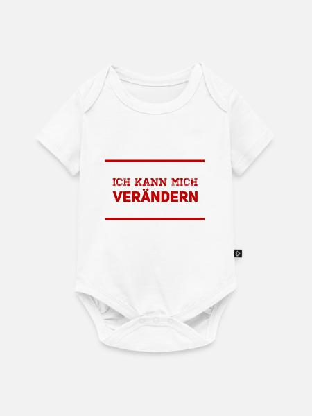 ich kann mich verändern - Baby Premium Kurzarmbody - Weiß