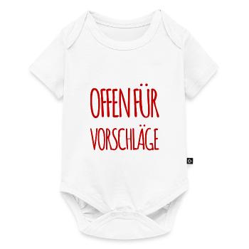hat jemand Ideen? - Baby Premium Kurzarmbody - Weiß - Vorne