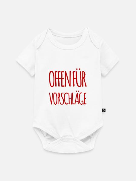 hat jemand Ideen? - Baby Premium Kurzarmbody - Weiß