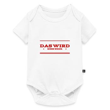 Kopf hoch - Baby Premium Kurzarmbody - Weiß - Vorne