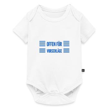 Vorschläge sind willkommen - Baby Premium Kurzarmbody - Weiß - Vorne