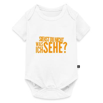 ich sehe so vieles - Baby Premium Kurzarmbody - Weiß - Vorne