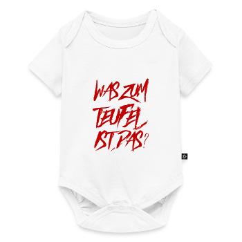was zum Teufel ist das? - Baby Premium Kurzarmbody - Weiß - Vorne