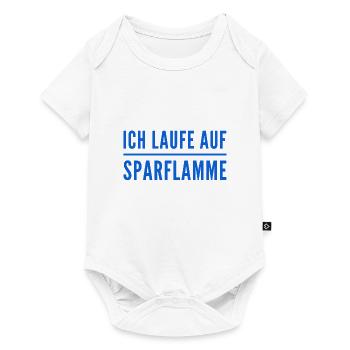 ich mache nicht mehr als nötig - Baby Premium Kurzarmbody - Weiß - Vorne
