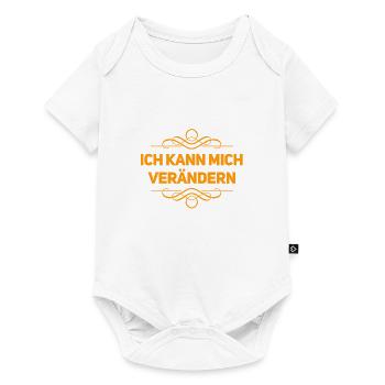 Veränderung ist möglich - Baby Premium Kurzarmbody - Weiß - Vorne