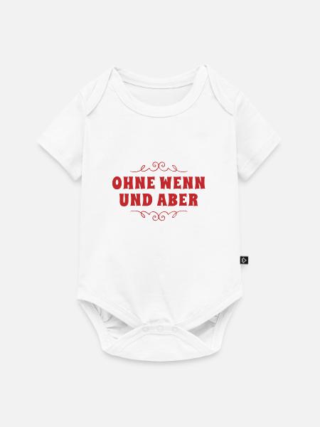 ich bin streng - Baby Premium Kurzarmbody - Weiß