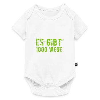 das Leben ist voller Möglichkeiten - Baby Premium Kurzarmbody - Weiß - Vorne