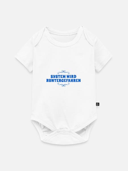 System wird heruntergefahren - Baby Premium Kurzarmbody - Weiß