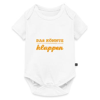 die Chancen stehen gut - Baby Premium Kurzarmbody - Weiß - Vorne