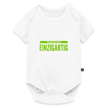 mich gibt es nur einmal - Baby Premium Kurzarmbody - Weiß - Vorne