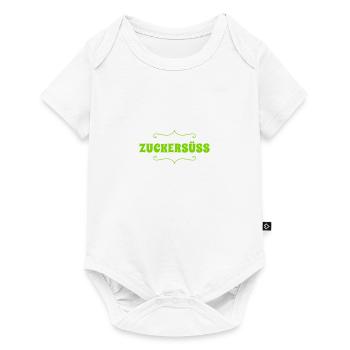 süß wie Zucker - Baby Premium Kurzarmbody - Weiß - Vorne