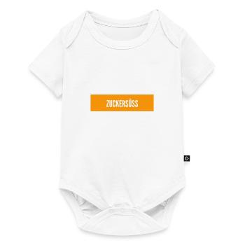 ich bin süß wie Zucker - Baby Premium Kurzarmbody - Weiß - Vorne