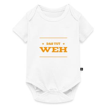 zum fremdschämen - Baby Premium Kurzarmbody - Weiß - Vorne