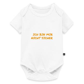 ich bin mir nicht sicher - Baby Premium Kurzarmbody - Weiß - Vorne