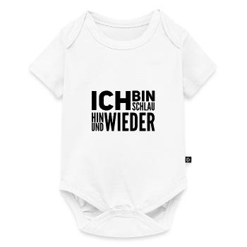 ich habe meine schlauen Momente - Baby Premium Kurzarmbody - Weiß - Vorne