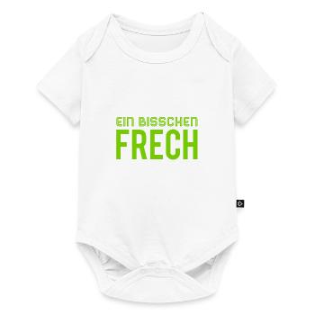 ich bin ein bisschen frech - Baby Premium Kurzarmbody - Weiß - Vorne