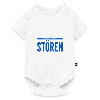 keine Störungen bitte - Baby Premium Kurzarmbody - Weiß - Vorne