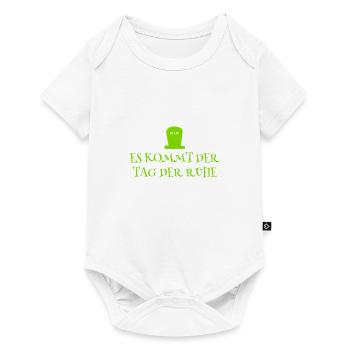 es kommt der Tag der Ruhe - Baby Premium Kurzarmbody - Weiß - Vorne