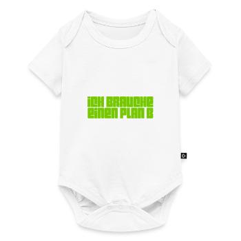 neuer Plan - Baby Premium Kurzarmbody - Weiß - Vorne
