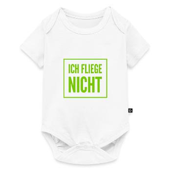 ich habe Flugangst - Baby Premium Kurzarmbody - Weiß - Vorne