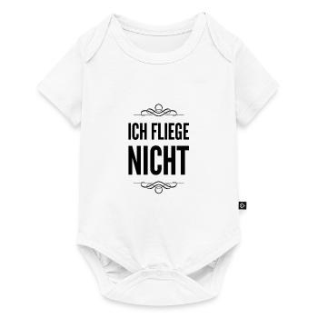ich bin gegen das Fliegen - Baby Premium Kurzarmbody - Weiß - Vorne