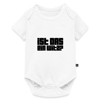 soll das witzig sein? - Baby Premium Kurzarmbody - Weiß - Vorne