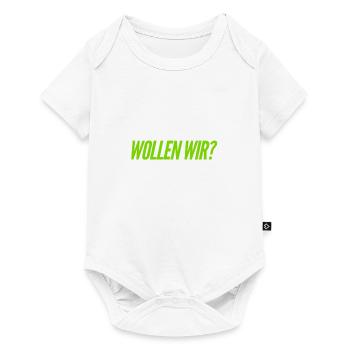 hast du Bock? - Baby Premium Kurzarmbody - Weiß - Vorne
