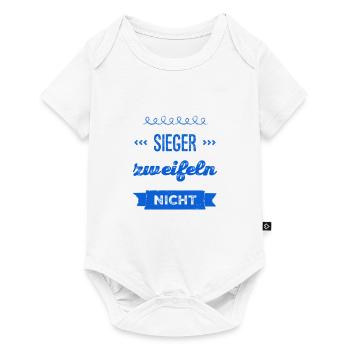 vor dir steht ein Sieger - Baby Premium Kurzarmbody - Weiß - Vorne