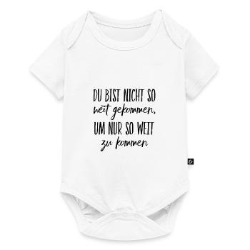 geh weiter - Baby Premium Kurzarmbody - Weiß - Vorne
