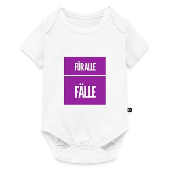 Vorsicht ist besser als Nachsicht - Baby Premium Kurzarmbody - Weiß - Vorne