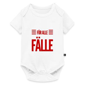 für alle Fälle - Baby Premium Kurzarmbody - Weiß - Vorne