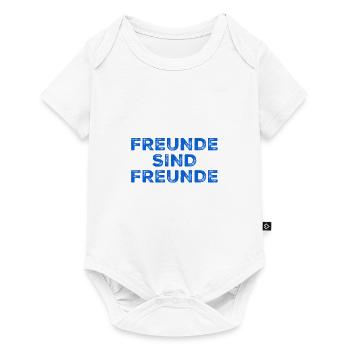 Freunde sind Freunde - Baby Premium Kurzarmbody - Weiß - Vorne