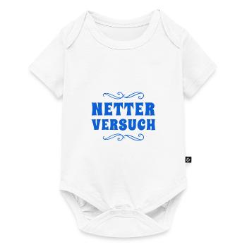 du hast es versucht - Baby Premium Kurzarmbody - Weiß - Vorne