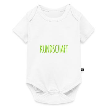 die Kundschaft ist da - Baby Premium Kurzarmbody - Weiß - Vorne