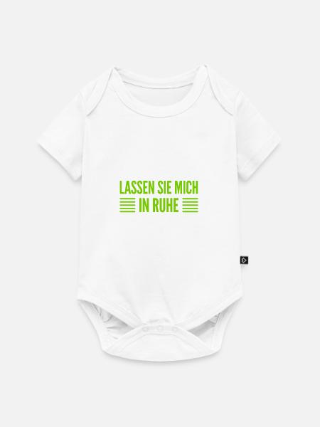 stoppen sie das - Baby Premium Kurzarmbody - Weiß