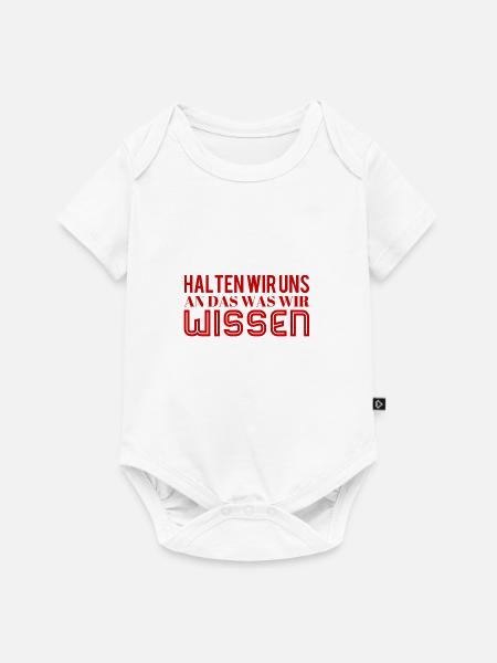 keine Spekulationen - Baby Premium Kurzarmbody - Weiß