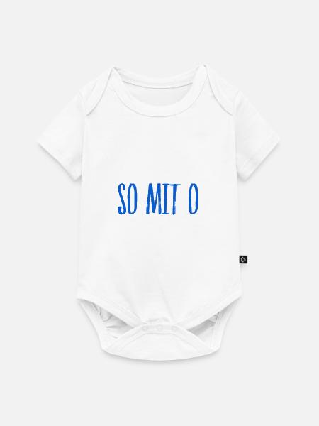 so wird mit o geschrieben - Baby Premium Kurzarmbody - Weiß