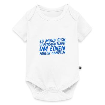 offenkundig ein Fehler - Baby Premium Kurzarmbody - Weiß - Vorne