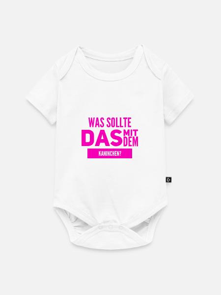das Rätsel mit dem Kaninchen - Baby Premium Kurzarmbody - Weiß