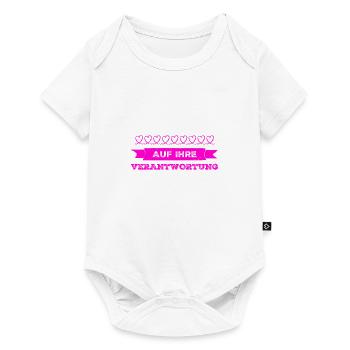 sie müssen die Verantwortung tragen - Baby Premium Kurzarmbody - Weiß - Vorne