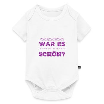 wie hat es dir gefallen? - Baby Premium Kurzarmbody - Weiß - Vorne