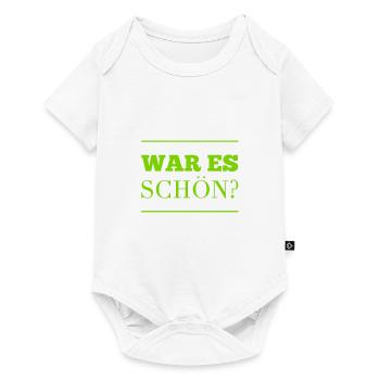 wie war es? - Baby Premium Kurzarmbody - Weiß - Vorne