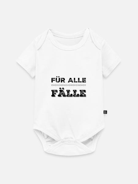 ich bin vorsichtig - Baby Premium Kurzarmbody - Weiß