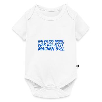was soll ich nun tun? - Baby Premium Kurzarmbody - Weiß - Vorne