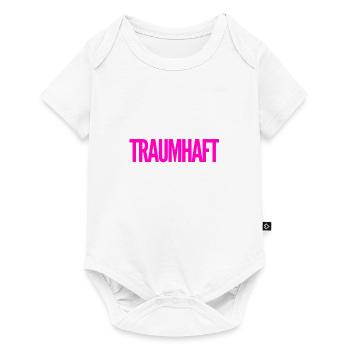 es ist ein Traum - Baby Premium Kurzarmbody - Weiß - Vorne