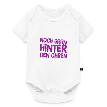noch grün hinter den Ohren - Baby Premium Kurzarmbody - Weiß - Vorne